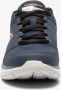 Skechers Track Knockhill heren sneakers Blauw - Thumbnail 9