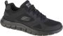Skechers Track Syntac heren sportschoenen Zwart Extra comfort Memory Foam - Thumbnail 10
