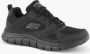 Skechers Track Syntac heren sportschoenen Zwart Extra comfort Memory Foam - Thumbnail 17