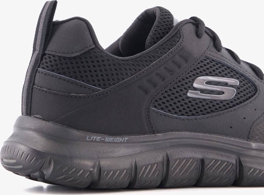 Skechers Track Syntac heren sportschoenen Zwart Extra comfort Memory Foam