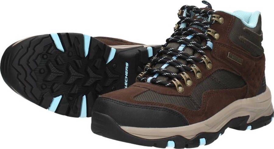 Skechers Trego Base Camp Dames Sneakers Chocolate