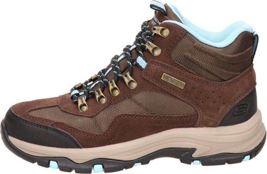 Skechers Trego Base Camp Dames Sneakers Chocolate