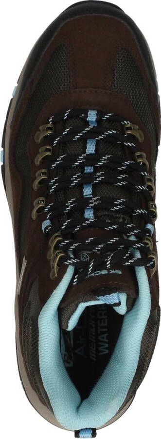 Skechers Trego Base Camp Dames Sneakers Chocolate
