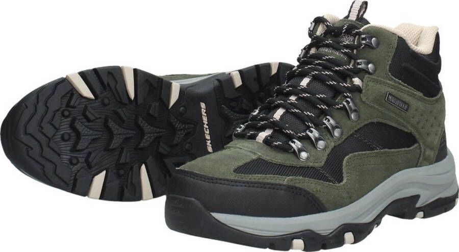Skechers Trego Base Camp Dames Wandelschoenen Kaki