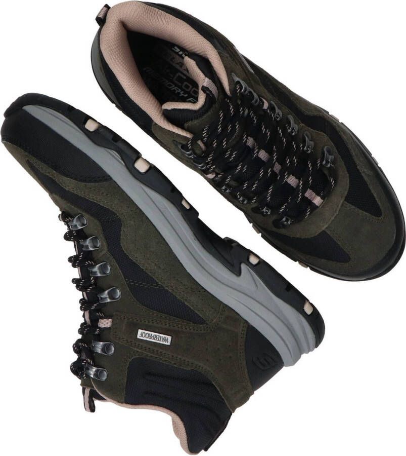 Skechers Trego Base Camp Dames Wandelschoenen Kaki