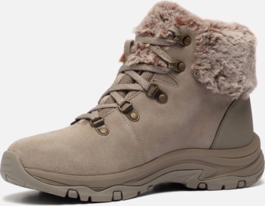 Skechers Trego-Falls Finest Dames Sneakers Taupe