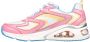 Skechers Tres-Air Uno Extraordin-Airy 177427 WPK Wit Roze - Thumbnail 4