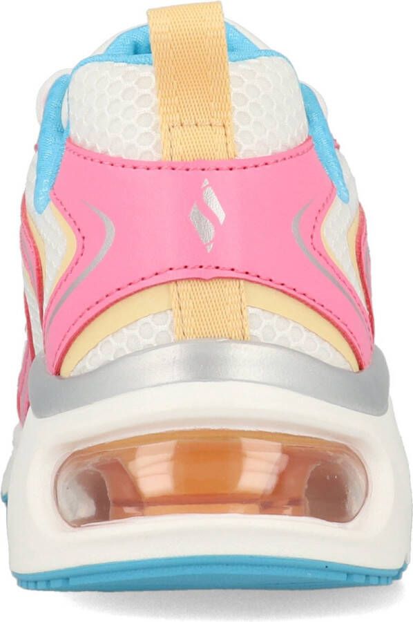 Skechers Tres Air Sneakers Pink White Blue Natural Dames