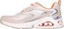 Skechers Tres Air Terti Airysneaker Sneaker Dames Wit Beige Oranje - Thumbnail 5