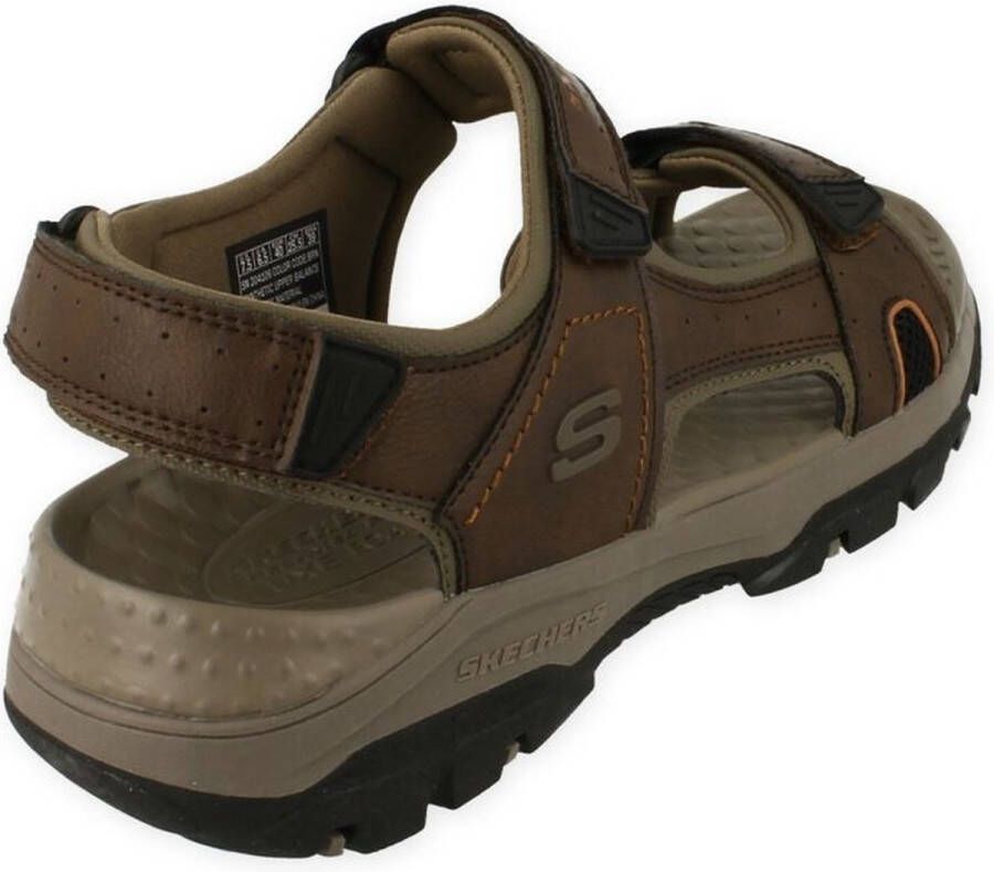 Skechers Tresmen Hirano Heren Sandalen Brown