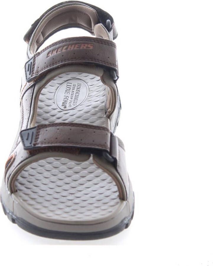 Skechers Tresmen Hirano Heren Sandalen Brown