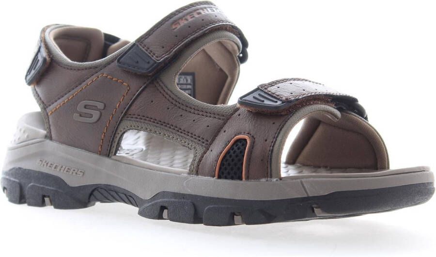 Skechers Tresmen Hirano Heren Sandalen Brown