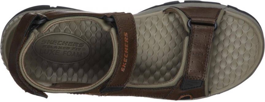 Skechers Tresmen Hirano Heren Sandalen Brown