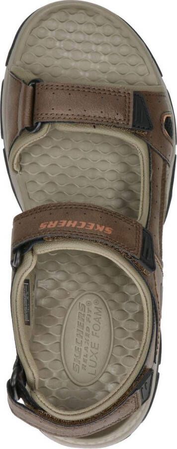 Skechers Tresmen Hirano Heren Sandalen Brown