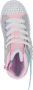 Skechers Twinkle Toes hoge sneakers met lichtjes zilver Meisjes Imitatieleer 28 - Thumbnail 8