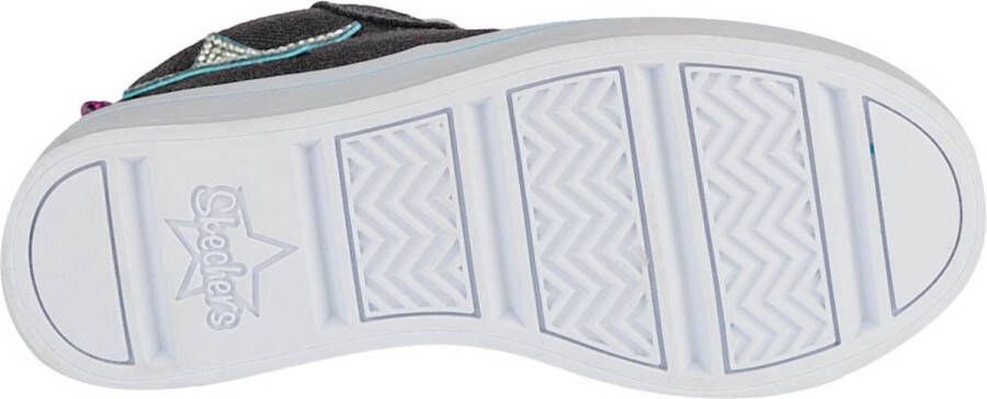 Skechers Twi-Lites Patch Cuties 20234L-BKMT voor meisje Grijs Sneakers Sportschoenen