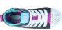 Skechers Twi Lites Patch Cuties Meisjes Sneakers Zwart - Thumbnail 15