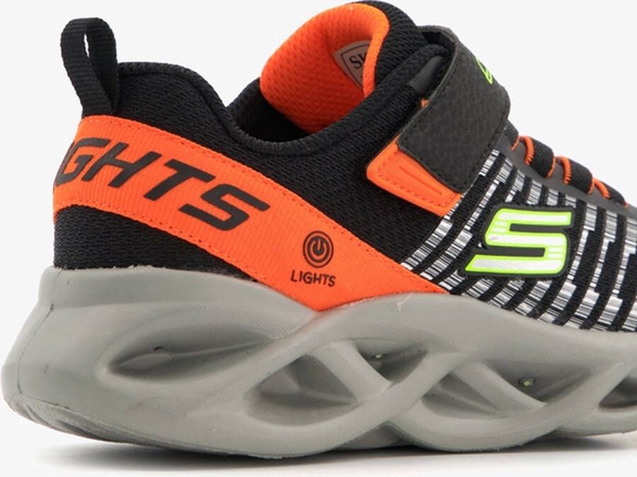 Skechers Twisty Bright Novlo kinder sneakers Zwart Maat Uitneembare zool32 - Foto 4