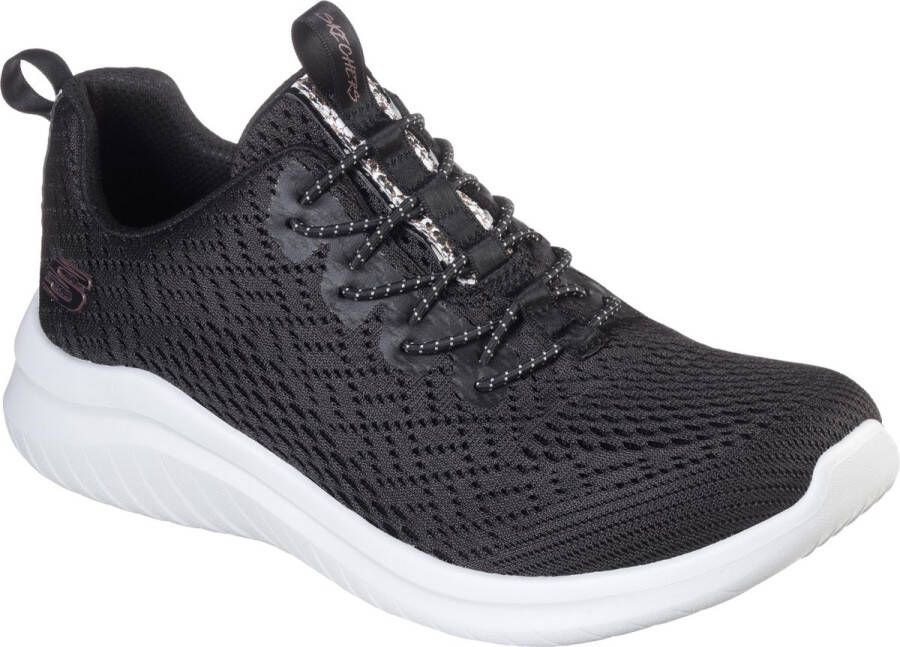 Skechers Ultra Flex 2.0 Lite-Groove Dames Sneakers Black White