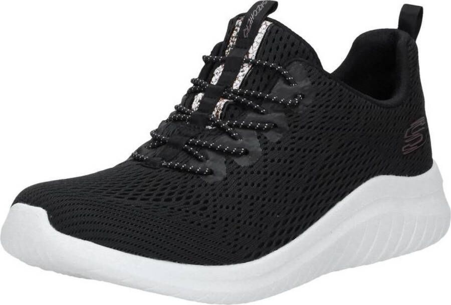 Skechers Ultra Flex 2.0 Lite-Groove Dames Sneakers Black White