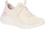 Skechers Ultra Flex 3.0 Sneakers Beige Vrouw - Thumbnail 6
