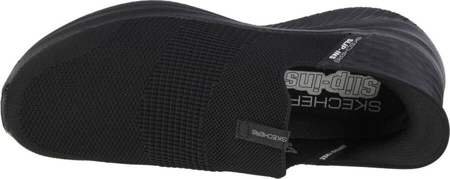 Skechers Ultra Flex 3.0 Smooth Step 232450-BBK Mannen Zwart Sneakers Sportschoenen