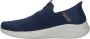 Skechers Ultra Flex 3.0 Smooth Step 232450-NVY Mannen Marineblauw Sneakers Sportschoenen - Thumbnail 4
