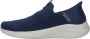 Skechers Ultra Flex 3.0 Smooth Step 232450-NVY Mannen Marineblauw Sneakers Sportschoenen - Thumbnail 5