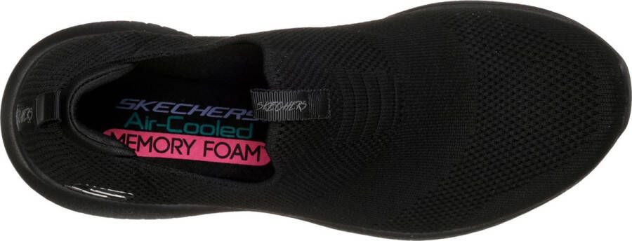 Skechers Ultra Flex First Take Dames Instappers Black