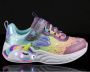 Skechers Unicorn sneakers met lichtjes roze multi Meisjes Textiel Meerkleurig 34 - Thumbnail 15