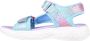 Skechers Unicorn Dreams sandalen blauw roze Meisjes Textiel Dierenprint 30 - Thumbnail 14