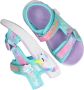 Skechers Unicorn Dreams sandalen blauw roze Meisjes Textiel Dierenprint 30 - Thumbnail 13