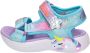 Skechers Unicorn Dreams sandalen blauw roze Meisjes Textiel Dierenprint 30 - Thumbnail 15