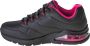 Skechers Uno 2 2nd Best 155542-BBK Vrouwen Zwart Sneakers - Thumbnail 2