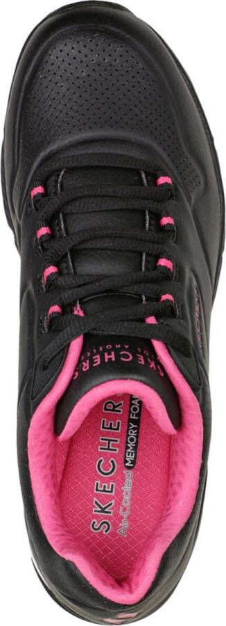 Skechers Uno 2 2nd Best 155542-BBK Vrouwen Zwart Sneakers