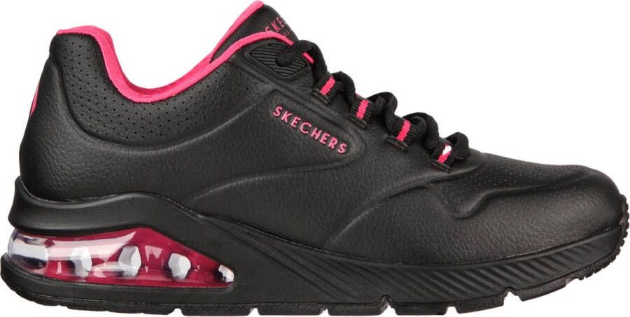 Skechers Uno 2 2nd Best 155542-BBK Vrouwen Zwart Sneakers