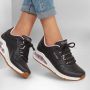 Skechers Uno 2nd Best Sneaker Zwart Roze Zwart Dames - Thumbnail 3