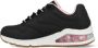 Skechers Uno 2nd Best Sneaker Zwart Roze Zwart Dames - Thumbnail 15