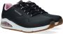 Skechers Uno 2nd Best Sneaker Zwart Roze Zwart Dames - Thumbnail 10