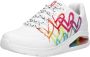 Skechers 553700510 Sneakers UNO 2 FLOATING LOVE met hartenprint - Thumbnail 5