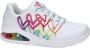 Skechers 553700510 Sneakers UNO 2 FLOATING LOVE met hartenprint - Thumbnail 10