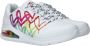 Skechers 553700510 Sneakers UNO 2 FLOATING LOVE met hartenprint - Thumbnail 5