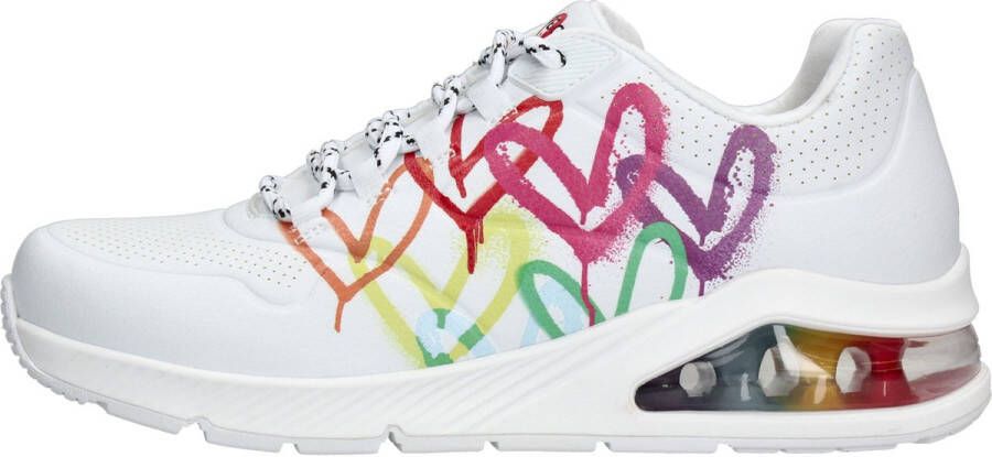Skechers 553700510 Sneakers UNO 2 FLOATING LOVE met hartenprint - Foto 9