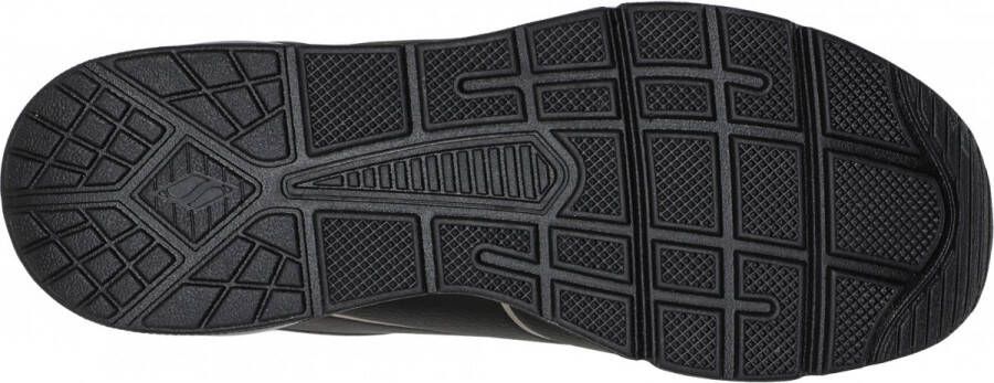 Skechers Uno 2 Golden Trim Dames Sneakers Zwart