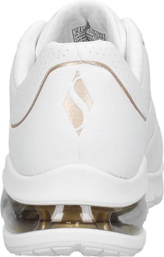 Skechers Uno 2 Golden Trim Sneakers Laag Wit