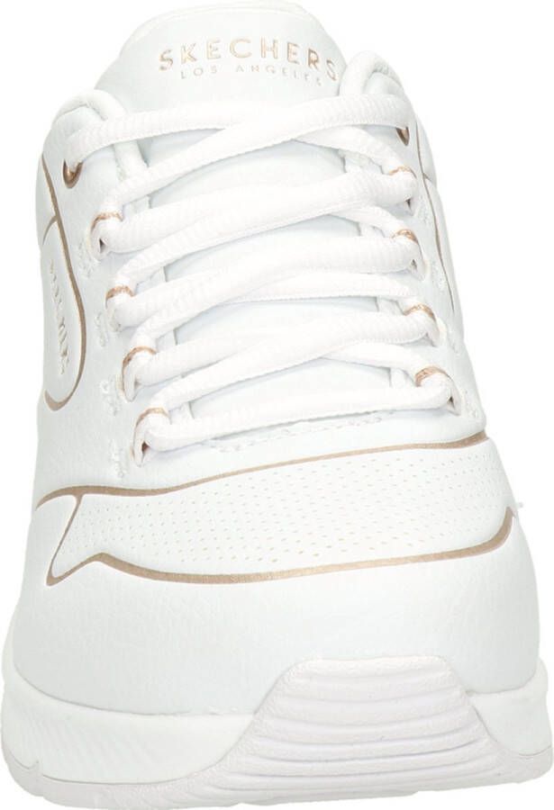 Skechers Sneakers UNO 2 GOLDEN TRIM met metallic-details vrijetijdsschoen lage schoen veterschoen