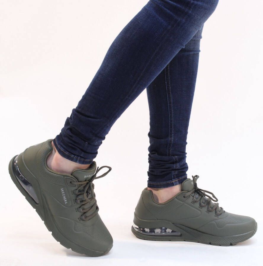 Skechers Uno 2 Heren Sneakers Olive
