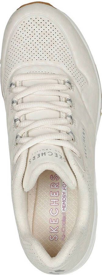 Skechers Uno 2 In-Kat-Neato Dames Sneakers Gebroken Wit