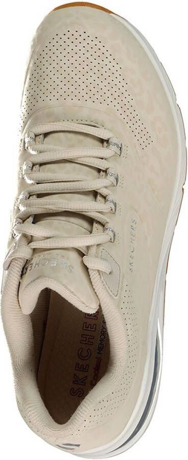 Skechers Uno 2 In-Kat-Neato Dames Sneakers Gebroken Wit