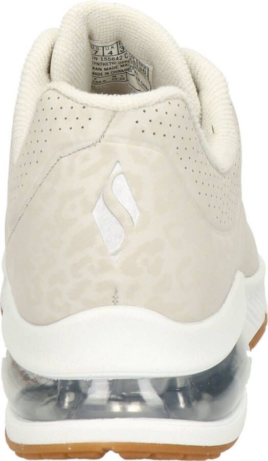 Skechers Uno 2 In-Kat-Neato Dames Sneakers Gebroken Wit